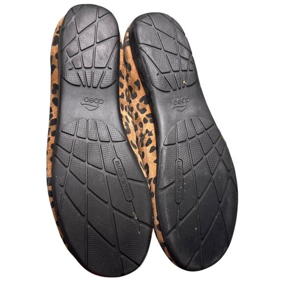 Abeo Tammy Metatarsal Leather Orthotic Animal Print Mob Wife Flats Sz 8.5 N EC - Picture 2 of 16